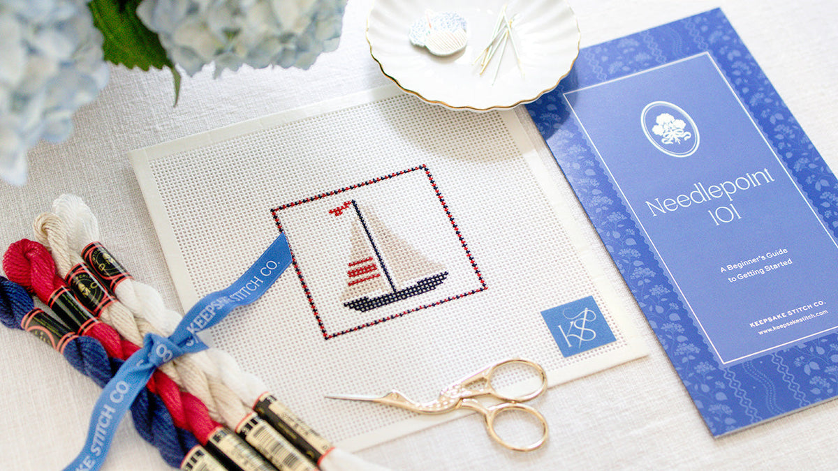 Needlepoint 101: Your First Stitch