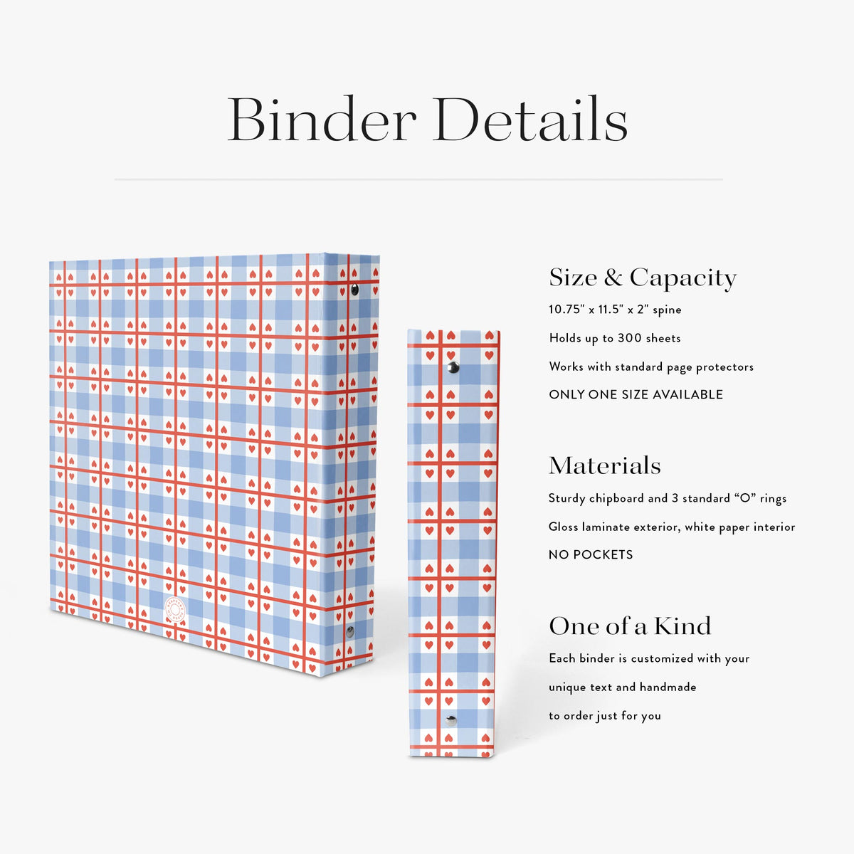 Needlepoint Binder - Heritage Heart