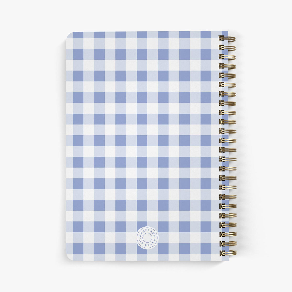 Needlepoint Journal - Blue Gingham