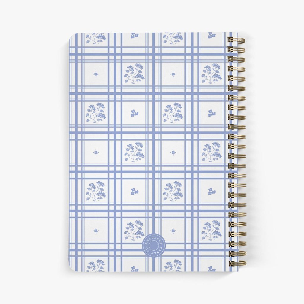 Needlepoint Journal - Blue Plaid