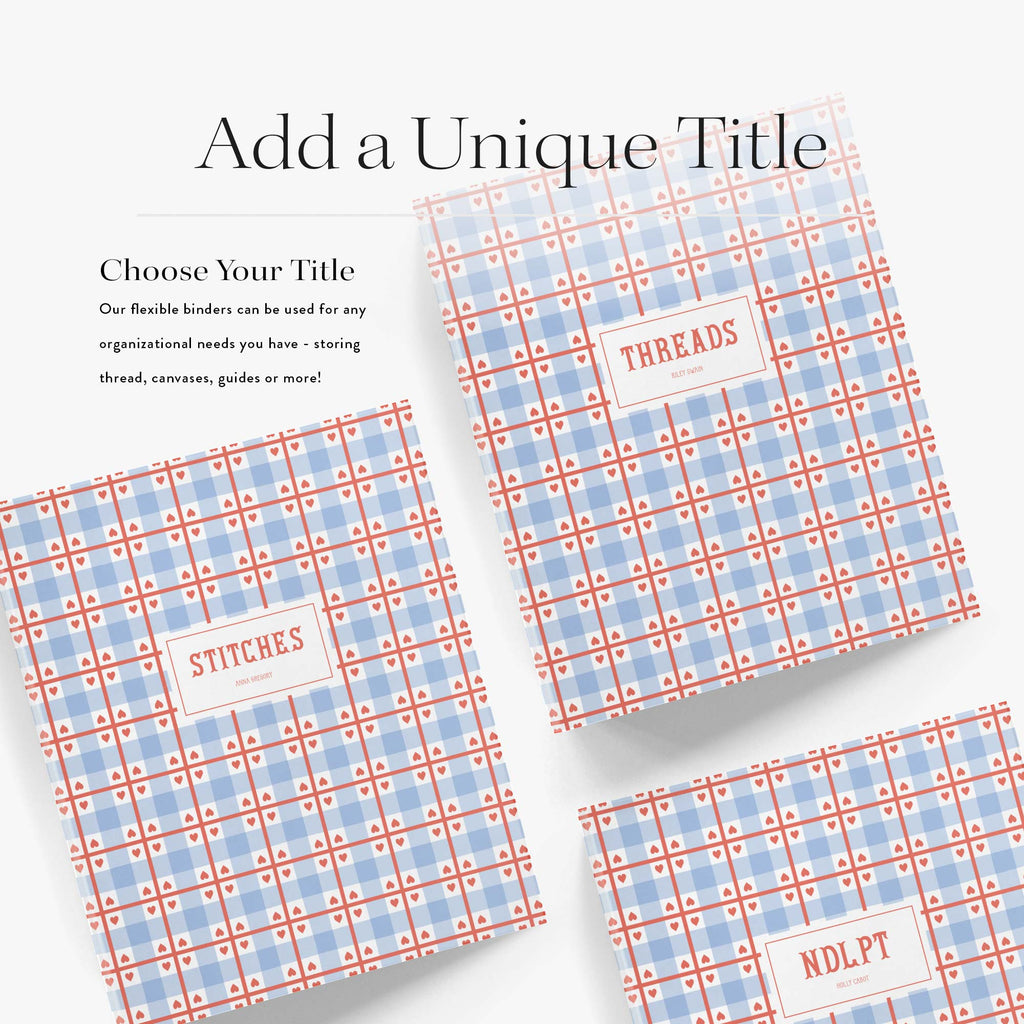 Needlepoint Binder - Heritage Heart
