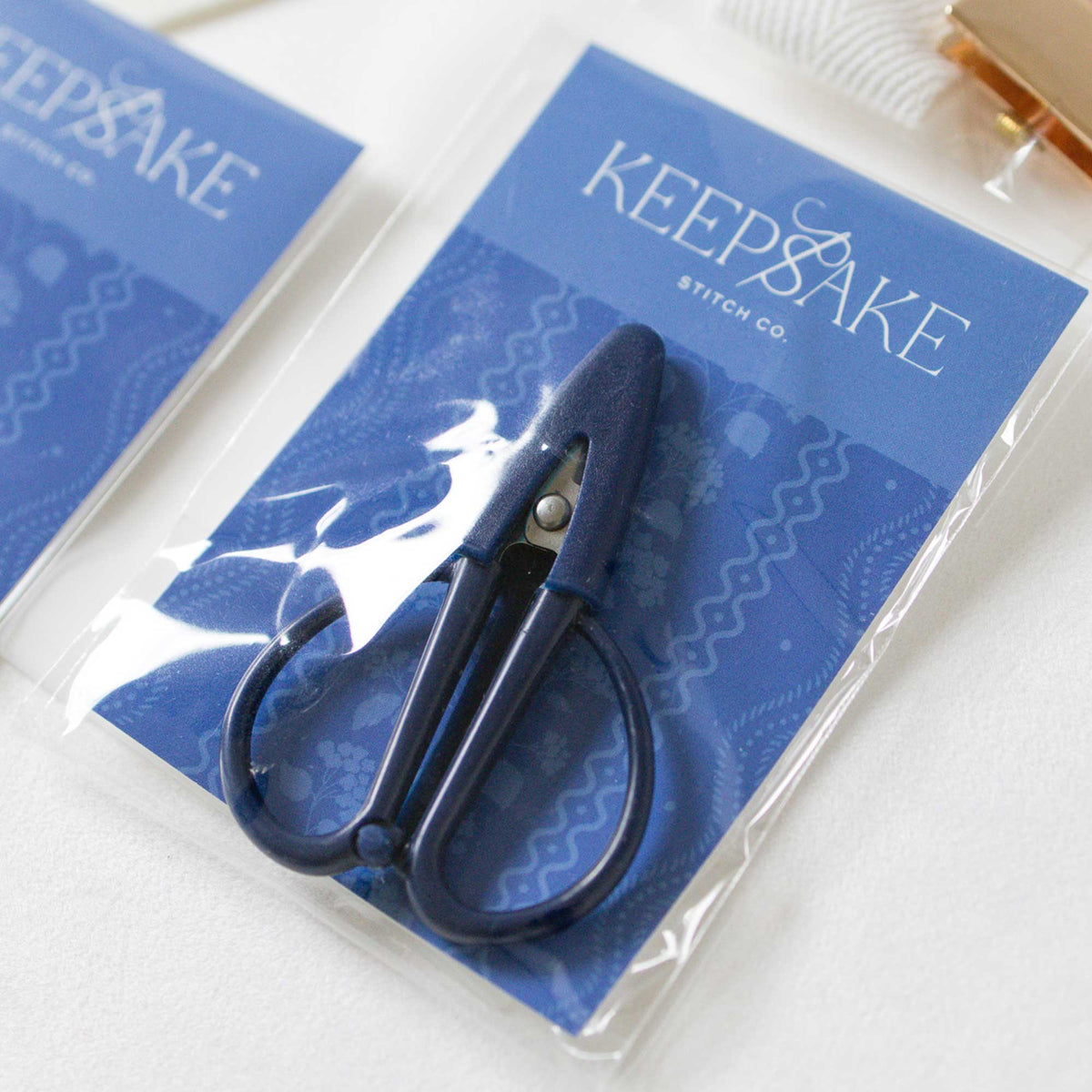 Key Fob Kit - Blue Gingham