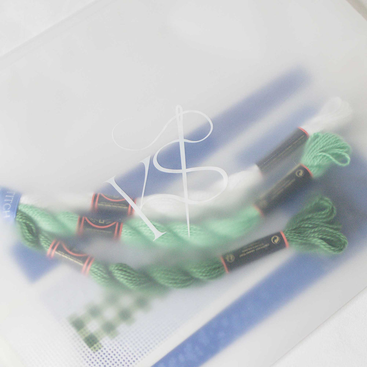 Key Fob Kit - Green Gingham