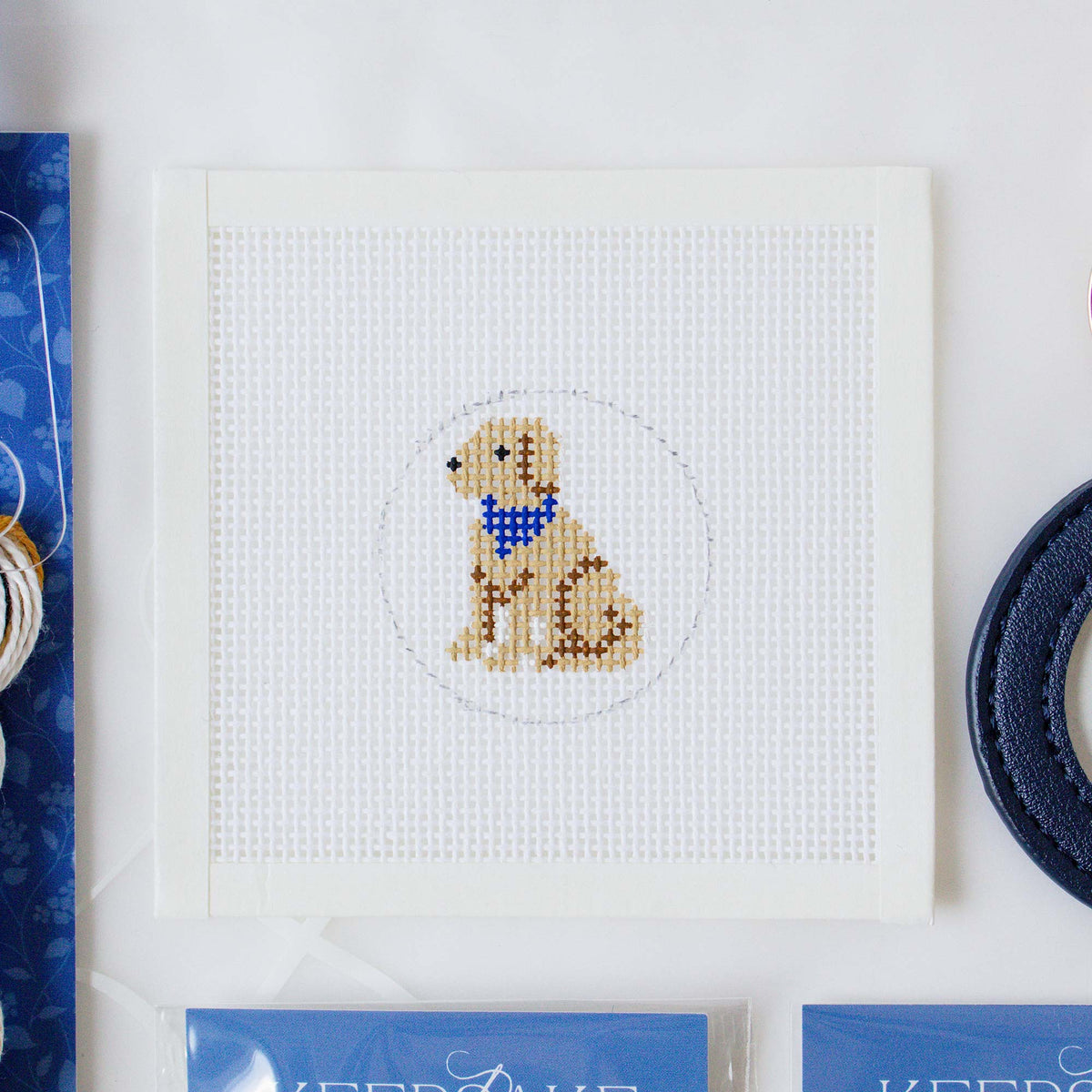 Key Fob Kit - Golden Retriever