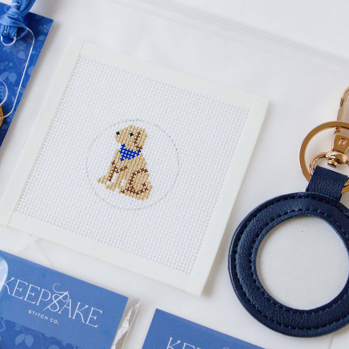 Key Fob Kit - Golden Retriever