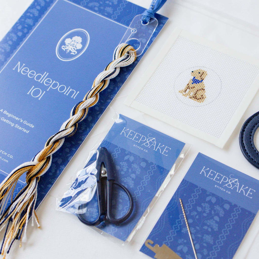 Key Fob Kit - Golden Retriever